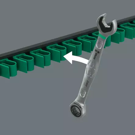 9610 Joker-magneettilista, enintään 11 kiintoavaimelle, tyhjä - Kiintolenkit ja jakoavaimet - 05136413001 - 2