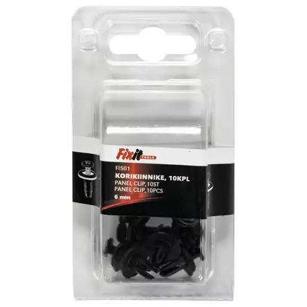 KORIKIINNIKE RUUVATTAVA 6MM 10 KPL - Korjaamotyökalut - FI501 - 2