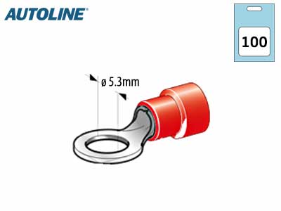 LIITINBLISTER PUN 5,3 MM (100KPL) LENKKI - Liittimet - 1853151 - 1