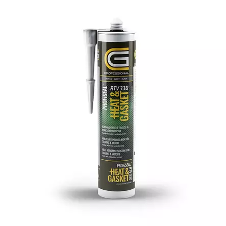 TIIVISTESILIKONI RTV 330 PAINEPAKKAUS MUSTA 200ML KUUMANKESTÄVÄ - Rakennuskemikaalit - CG571 - 1