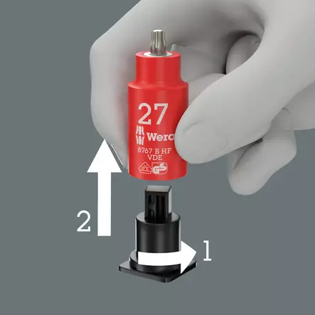 Belt B VDE 1 Zyklop -kärkihylsysarja TORX® / kuusiokolo, eristetty, pitotoiminto, 3/8" vääntiölle - Hylsysarjat - 05004930001 - 2