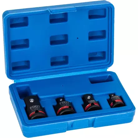 Hylsyadapteririsarja 4 kpl 1/4", 3/8", 1/2", 3/4" - Adapterit - FIXHT73551 - 1