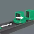 9602 Magneettilista hylsyille, 1/2", tyhjä - Hylsyt- ja hylsysarjat - 05136422001 - 2