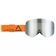 AMOQ Vision Magnetic Crossilasit Orange-Black - Silver Mirror - Kypärät ja ajovarusteet - 645-22230380-1 - 1