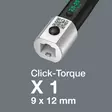 Click-Torque X 1 momenttiavain vaihtopäille, 2,5-25 Nm - Momenttityökalut - 05075651001 - 3
