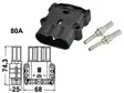 Euro- Connec, uros 16mm/80A - Liittimet - 1553-5971 - 1