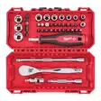 Milwaukee 1/4" hylsyt, räikkä ja väännin - Hylsysarjat - MW498381 - 1