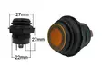 Painonappi vesitiivis on-off kelt LED - Katkaisijat - 1570-30211 - 1