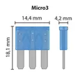 SULAKELAJITELMA MICRO3 10 KPL - Liittimet - ST31461 - 2