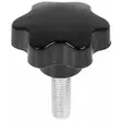 Tähtinuppi M10X50mm 1kpl D=60 - Istukat ja lisävarusteet - MEG85043491 - 1