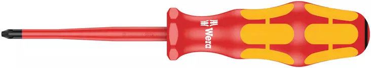 165 iS PZ VDE-eristetty ristipääruuvitaltta, jossa kavennettu terä, PZ 1 x 80 mm - Ruuvimeisselit - 05006460001 - 1