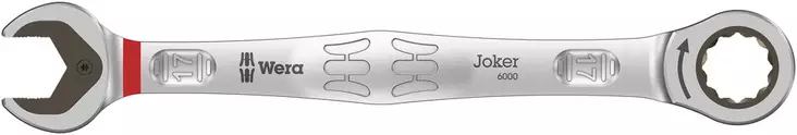 6000 Joker-räikkälenkkiavain, 17 x 224 mm - Räikkälenkit ja sarjat - 05073277001 - 1