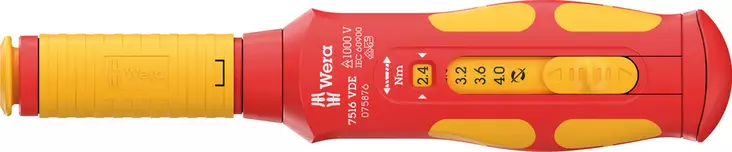 7516 VDE Kraftform Safe-Torque Speed -momenttiruuvitaltta, 2,4-4,0 Nm - Momenttityökalut - 05075876001 - 1