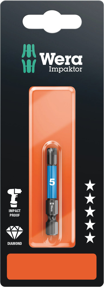 840/4 IMP DC Impaktor Bits-kärjet SB, 5 x 50 mm - Ruuvauskärjet ja pidikkeet - 05073945001 - 1