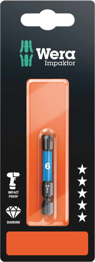 840/4 IMP DC Impaktor Bits-kärjet SB, 6 x 50 mm - Ruuvauskärjet ja pidikkeet - 05073946001 - 1