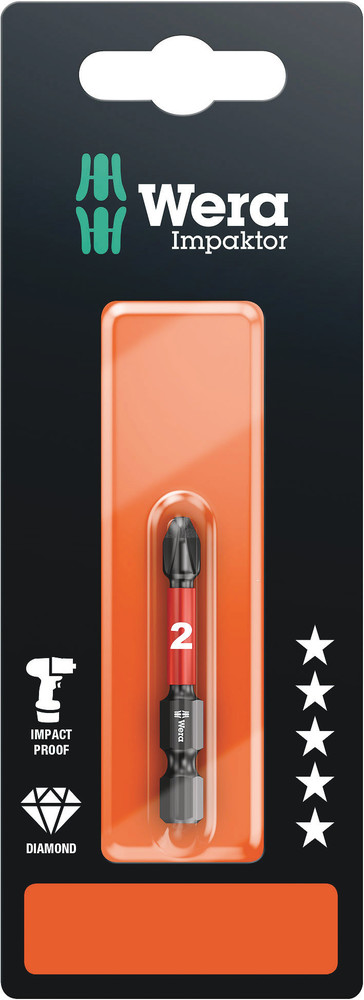 851/4 IMP DC SB Impaktor Bits-kärjet, PH 2 x 50 mm - Ruuvauskärjet ja pidikkeet - 05073956001 - 1