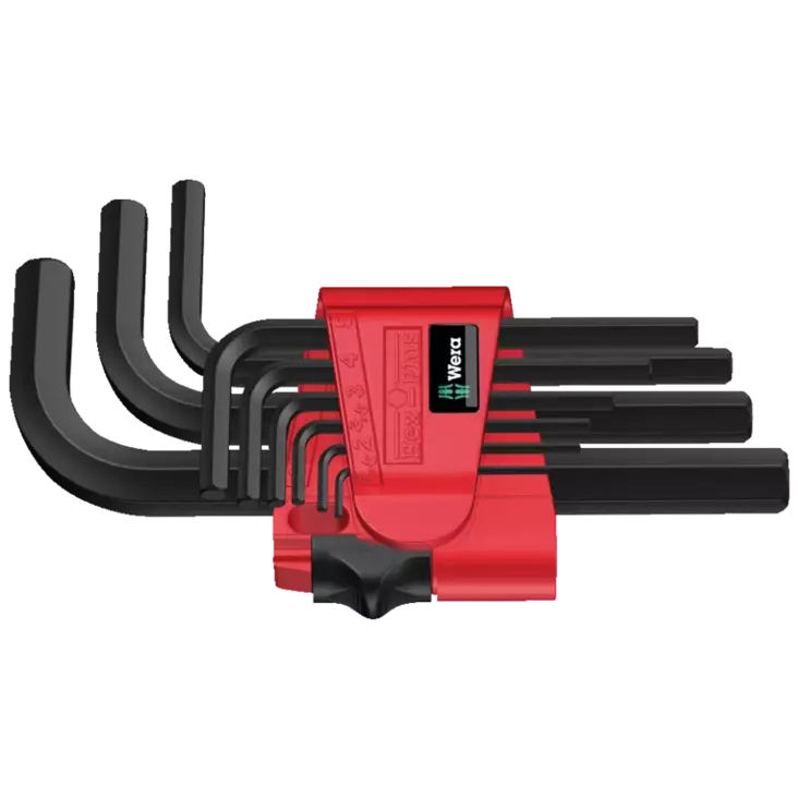 WERA 950/9 HEX-PLUS 7 METRINEN KUUSIOKOLOSARJA BLACKLASER - Sarjat - 05021737001 - 1
