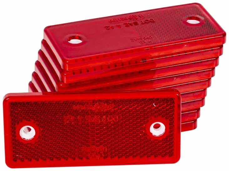 HEIJASTIN 96X42MM PUN. KIINN.REIÄT 10KPL - Peräkärryn valot - ST100671 - 1