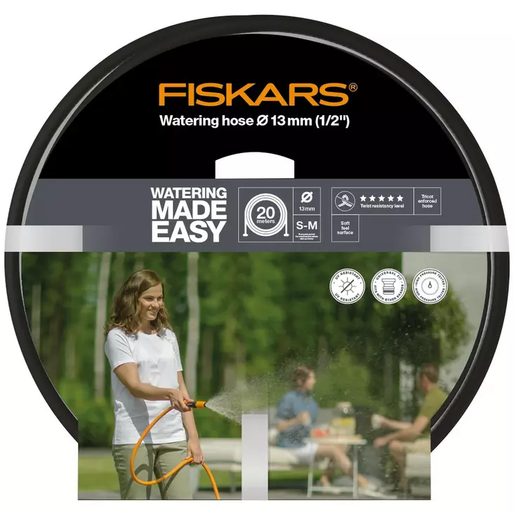 KASTELULETKU Q5, 20M/13MM (1/2") FISKARS - Letku- ja sähkökelat - FS1023651 - 1