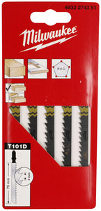 KUVIOSAHANTERÄ T101D 75/4MM 5KPL - Kuviosahanterät - MW274351 - 1