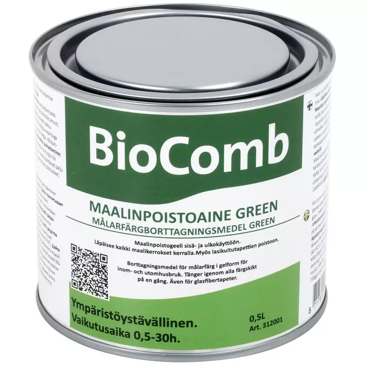 MAALINPOISTOAINE 0,5L GREEN BIOCOMB - Tekniset kemikaalit - SO312001 - 1
