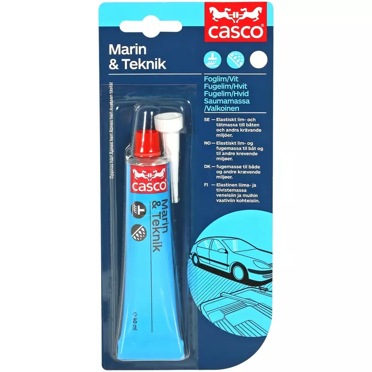 SAUMAMASSA 40ML VALKOINEN MARIN TEKNIK - Tekniset kemikaalit - SIK031 - 1