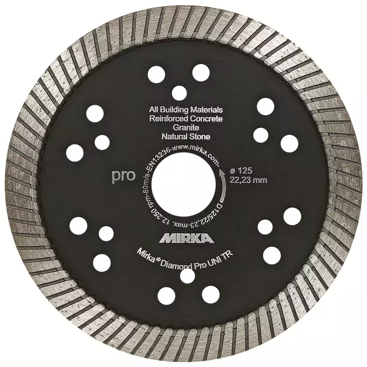 TIMANTTILAIKKA 125X12X22,2MM MIRKA DIAMOND PRO C - Timanttilaikat - MIR5101 - 1