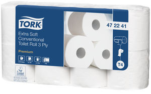 WC-PAPERI EXTRA SOFT 40 RLL TORK 3K T4 - Paperit - NP472241 - 1