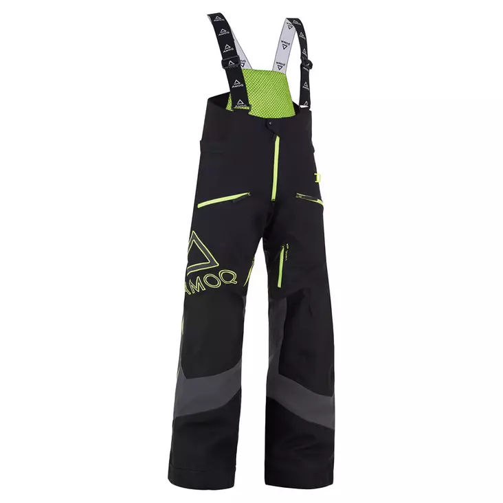 AMOQ ORBIT V2 HOUSUT 20K MUSTA/HARMAA/HIVIS - Kypärät ja ajovarusteet - 645-24080209-1 - 1