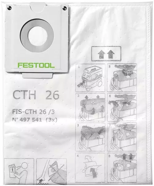 Festool Pölypussi FIS-CTH 26/3 - Imurin pussit ja suodattimet - 497541 - 1