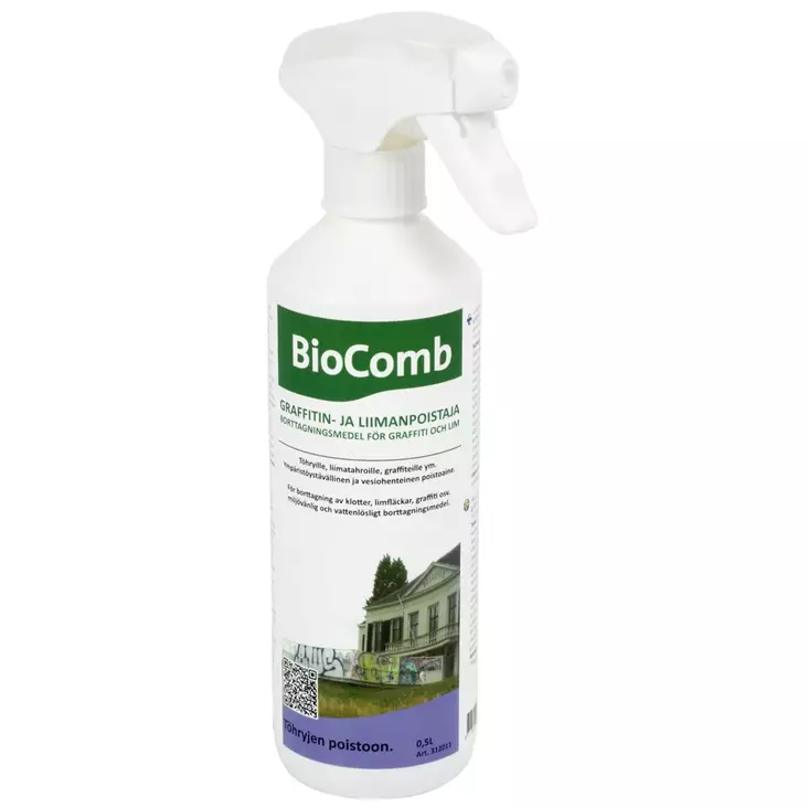 GRAFFITIN JA LIIMANPOISTAJA 0,5L SPRAY BIOCOMB - Tekniset kemikaalit - SO312011 - 1