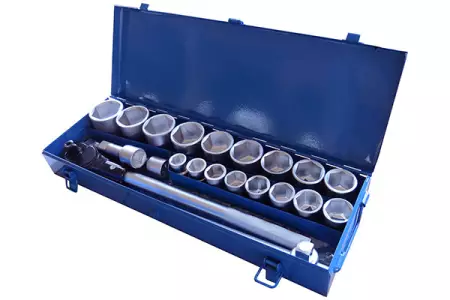 Hylsysarja 3/4" 19-50mm, 21 osaa - Hylsysarjat - 291-XL33-3221 - 1