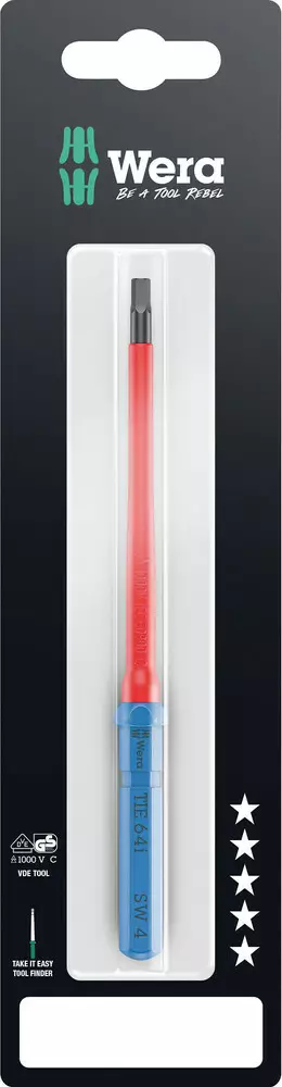 KRAFTFORM KOMPAKT VDE 64 I TAKE IT EASY SB, 4 X 157 MM - Ruuvauskärjet ja pidikkeet - 05006563001 - 1