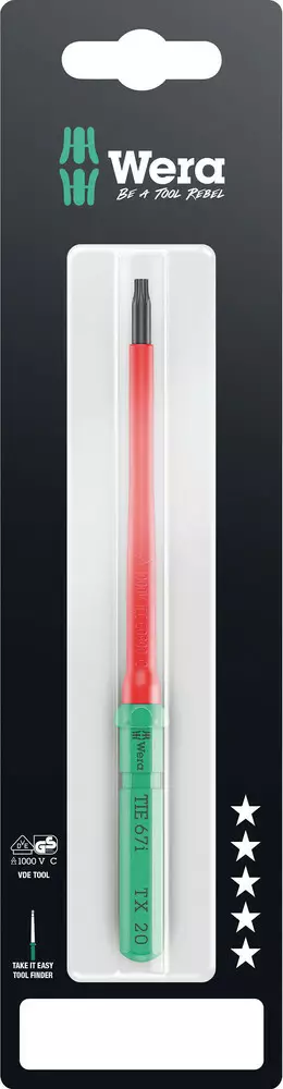 KRAFTFORM KOMPAKT VDE 67 I TORX® TAKE IT EASY SB - Ruuvauskärjet ja pidikkeet - 05006572001 - 1