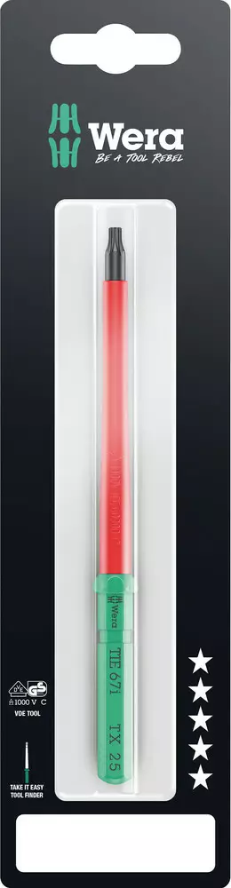 KRAFTFORM KOMPAKT VDE 67 I TORX® TAKE IT EASY SB - Ruuvauskärjet ja pidikkeet - 05006573001 - 1