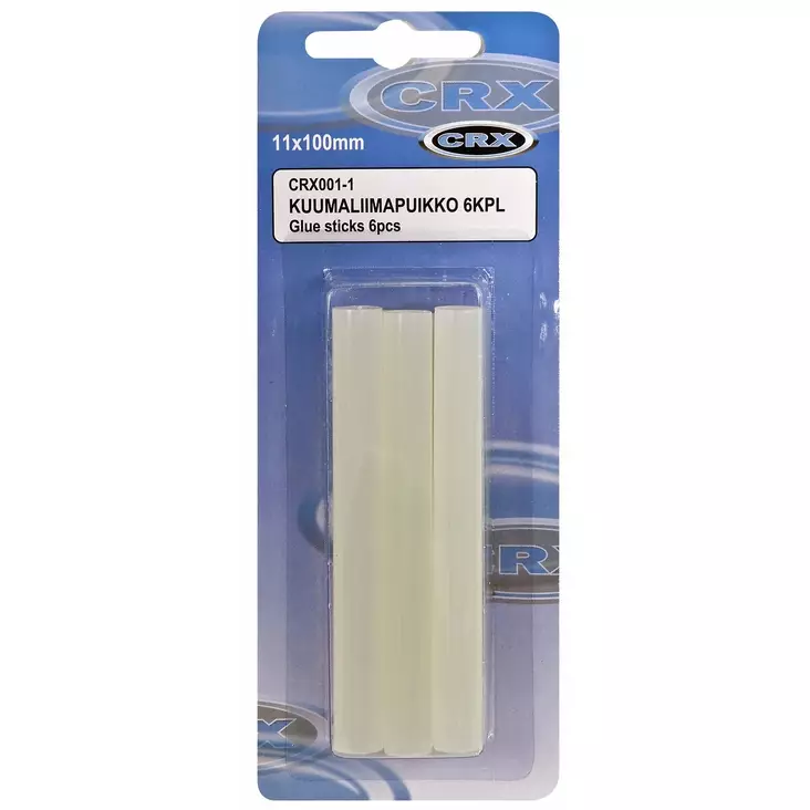 KUUMALIIMAPUIKKO 11MM/100MM 6 KPL - Kuumaliimapistoolit - CRX001-1 - 1