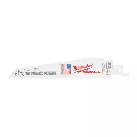 Milwaukee WRECKER 150mm x 7/11 Tpi - Puukkosahanterä, Monimateriaali 5 kpl - Puukkosahanterät - MW475701 - 1
