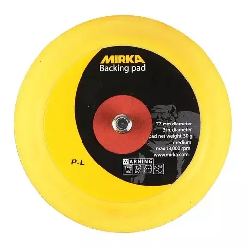 Mirka Alustalla 77mm 1/4" tarra medium - Hioma-alustat - 8294791311 - 1