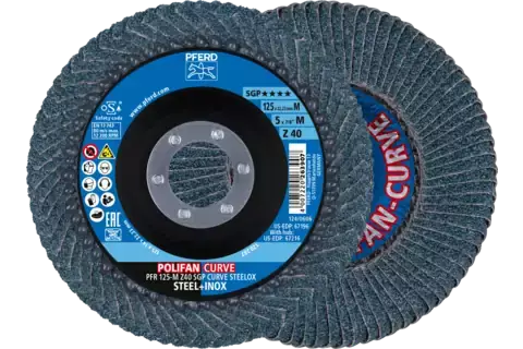 PFR CURVE STEELOX 125-M Z40 SGP - Hiomalaikat - P790151 - 1