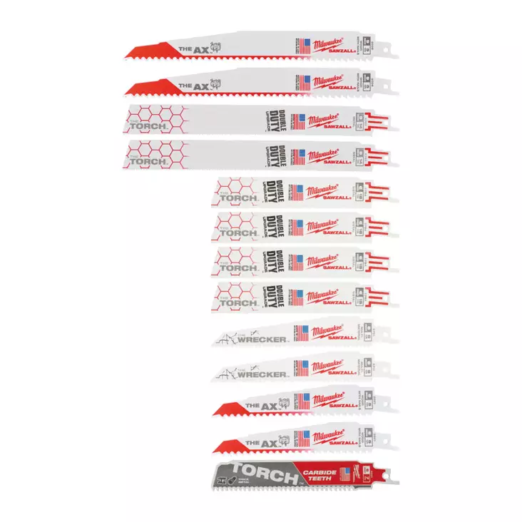 Puukkosahanterä sarja + TCT 13kpl - Puukkosahanterät - MW472231 - 1