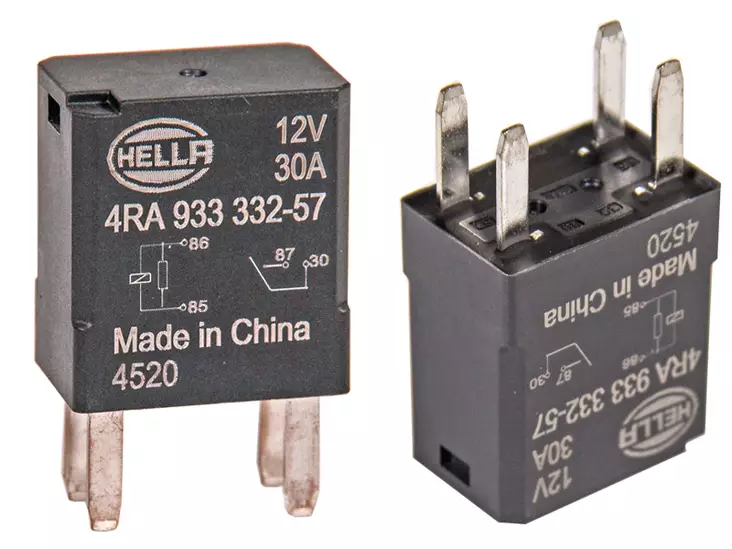 Rele 12V 30A vastuksella - Katkaisijat - 4RA933332571 - 1