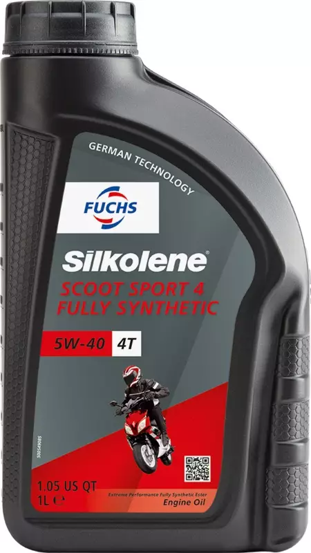 Silkolene Scoot Sport 4 5W-40 1L - Öljyt - 551-102-001 - 1