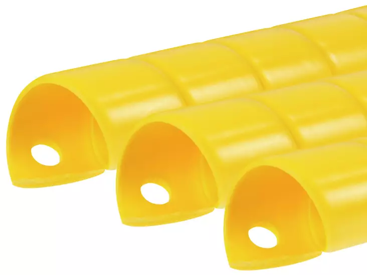 Suojaspiraali 16mm Keltainen 1m 3kpl - Letkut ja tarvikkeet - LSP016K1 - 1