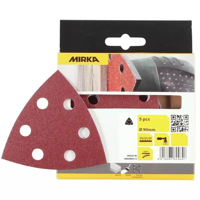 TARRAKOLMIO G40/6REI 90MM 5KPL - Hiomapaperit koneisiin - MIR551 - 1