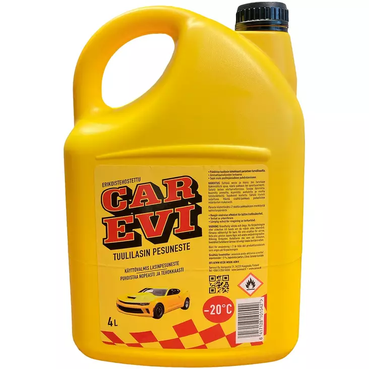 Tuulilasinpesuneste Car-Evi 4L Tehopesu - Autonhoitotuotteet - WKCE011 - 1