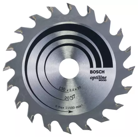 BOSCH SIRKKELINTERÄ 130X2,4X20/16 Z20 - Sirkkelinterät - 2608640582 - 1
