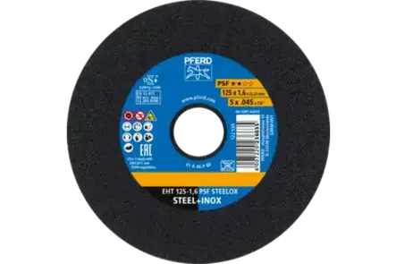 Katkaisulaikka EHT 125X1,6X PFERD PSF STEELOX - Katkaisulaikat - P538142 - 1