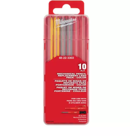 Milwaukee 2B värilliset lyijyt, 10kpl - Merkintäkynät ja maalit - MW501902 - 1