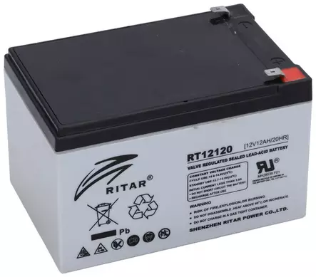 Ritar Agm-akku 12v 12Ah RT12120-F2 - Ajoneuvojen akut - RT12120-F2 - 1