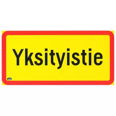 Yksityistie 300 X 150 Alu - Ensiapu ja työsuojelu - TRA182 - 1